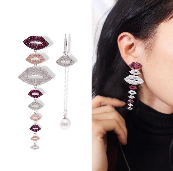 s925 silver needle asymmetrical inlay color diamond lips earrings fashion new style individual temperament versatile long earrings
s925 silver needle asymmetrical inlay color diamond lips earrings fashion new style individual temperament versatile long earrings