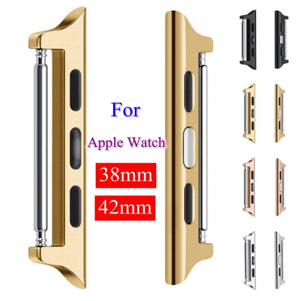 stainless steel ear connector adapter for apple watches series 1 2 3 38mm 42mm connection adaptor iwatch watchbands accessories, Black;brown
stainless steel ear connector adapter for apple watches series 1 2 3 38mm 42mm connection adaptor iwatch watchbands accessories, Black;brown