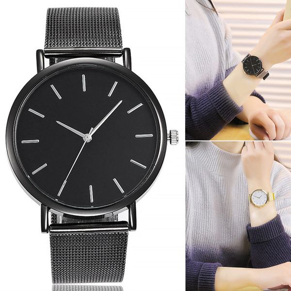 women quartz wrist watch stainless steel wristband bracelet watches gifts kqs8, Slivery;brown
women quartz wrist watch stainless steel wristband bracelet watches gifts kqs8, Slivery;brown