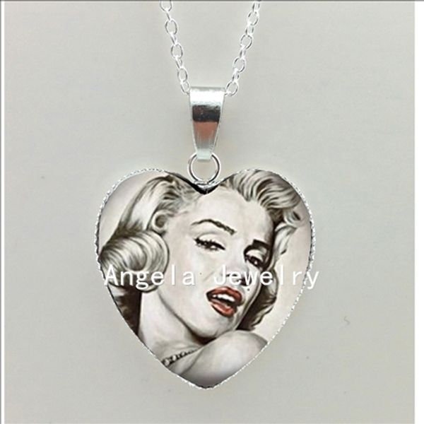 2020 new marilyn monroe heart necklace marilyn monroe heart jewelry silver heart necklace glass pendant hz3
2020 new marilyn monroe heart necklace marilyn monroe heart jewelry silver heart necklace glass pendant hz3