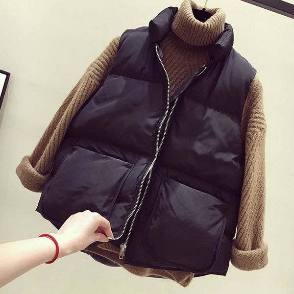 winter fall fashion womens clothes female quilted padded vest coat , 2019 autumn warm beige black vests coats for woman, Black;white
winter fall fashion womens clothes female quilted padded vest coat , 2019 autumn warm beige black vests coats for woman, Black;white
