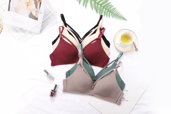 wireless bra push up bralette women lingerie seamless underwear for women triangle cup bras striped brasier mujer girls bras, Red;black
wireless bra push up bralette women lingerie seamless underwear for women triangle cup bras striped brasier mujer girls bras, Red;black