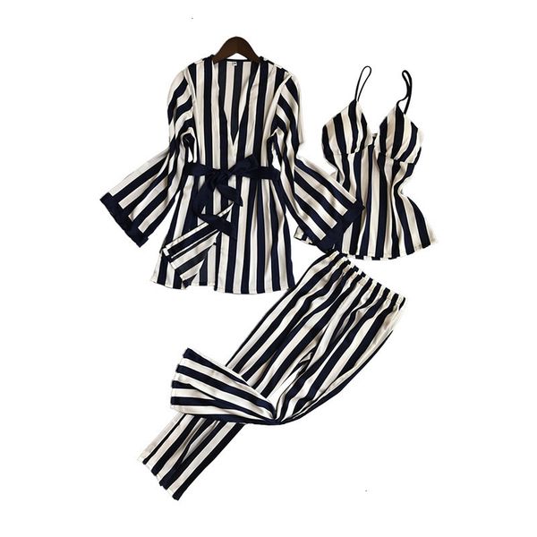 pajamas nightgowns women sleepwear for women quality good fashion 3 pcs striped women pajama sets nightdress robe pant pajamas woman, Black;red
pajamas nightgowns women sleepwear for women quality good fashion 3 pcs striped women pajama sets nightdress robe pant pajamas woman, Black;red