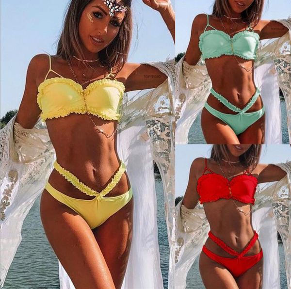 bikini women's bikini pure split lace swimming suit 
bikini women's bikini pure split lace swimming suit