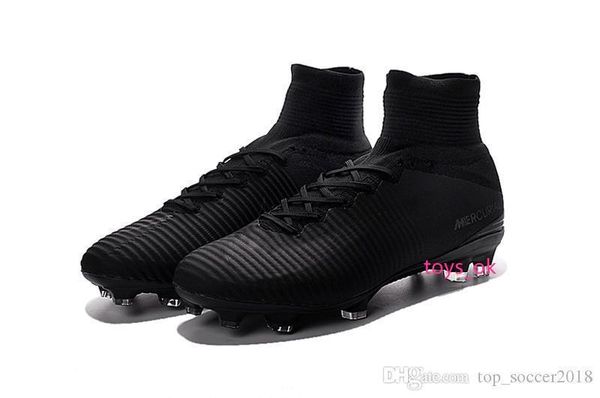 full black 100% original soccer cleats mercurial superfly v fg soccer shoes outdoor mens high ankle ronaldo football boots
full black 100% original soccer cleats mercurial superfly v fg soccer shoes outdoor mens high ankle ronaldo football boots