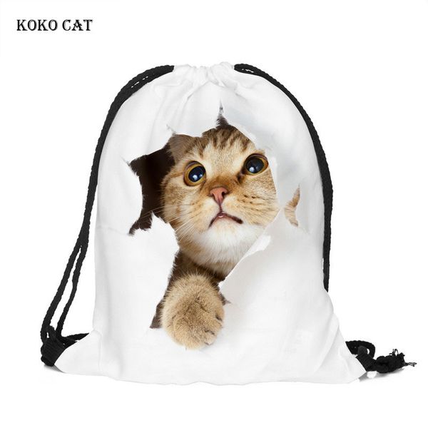 cute cartoon cat printing drawstring pocket women shopping draw pocket ladies training canvas small backpack mochila knapsack
cute cartoon cat printing drawstring pocket women shopping draw pocket ladies training canvas small backpack mochila knapsack