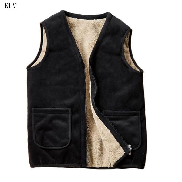 men winter autumn plush warm sleeveless jacket faux fleece lined zipper up middle-aged vest casual thermal waistcoat 5xl, Black;white
men winter autumn plush warm sleeveless jacket faux fleece lined zipper up middle-aged vest casual thermal waistcoat 5xl, Black;white