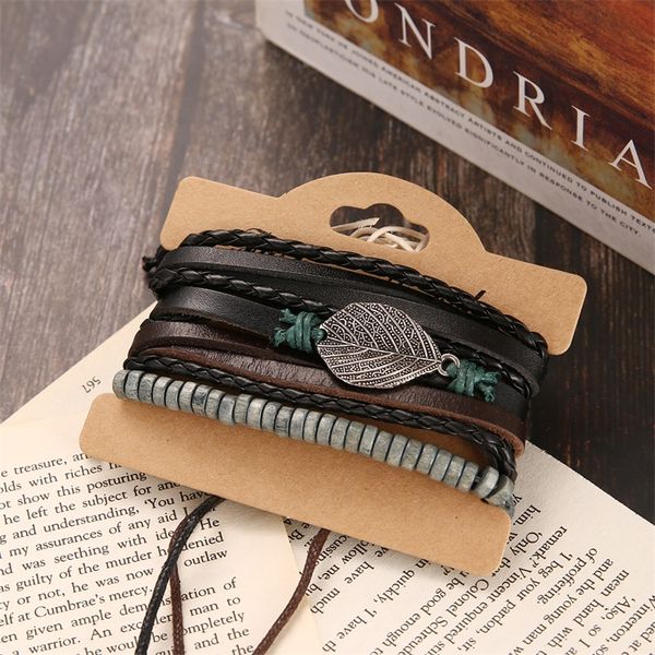 ifmia vintage многослойность кожаный браслет установить мужчины женщины шарм лист перо бусы wrap браслеты pulseras новые ювелирные изделия, Golden;silver
ifmia vintage многослойность кожаный браслет установить мужчины женщины шарм лист перо бусы wrap браслеты pulseras новые ювелирные изделия, Golden;silver