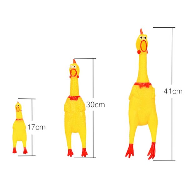 30cm 17cm 40cm screaming chicken squeeze sound toy pets toy product dog toys shrilling decompression tool funny gadgets
30cm 17cm 40cm screaming chicken squeeze sound toy pets toy product dog toys shrilling decompression tool funny gadgets