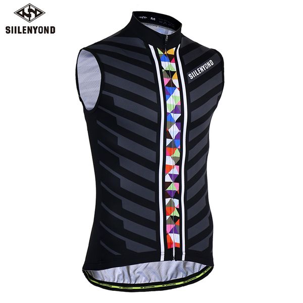 siilenyond summer sleeveless racing bicycle cycling clothing breathable cycling vests mountain bike sportswears jersey, Black
siilenyond summer sleeveless racing bicycle cycling clothing breathable cycling vests mountain bike sportswears jersey, Black