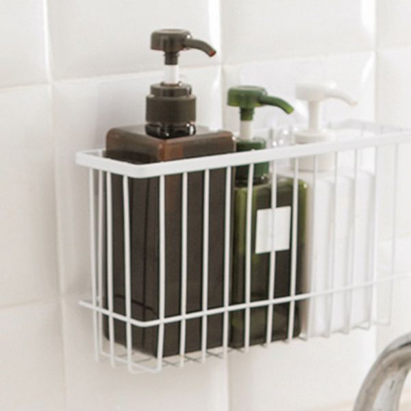 new japanese wrought iron wall-mounted storage basket bathroom storage basket drain basket kitchen bracket
new japanese wrought iron wall-mounted storage basket bathroom storage basket drain basket kitchen bracket