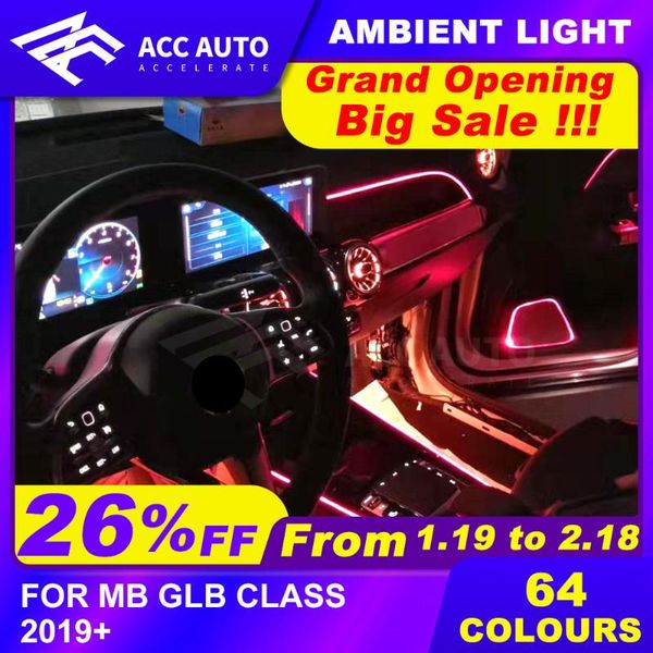 original factory atmosphere advanced led ambient light for glb class 64 colors illuminated interior accessory
original factory atmosphere advanced led ambient light for glb class 64 colors illuminated interior accessory