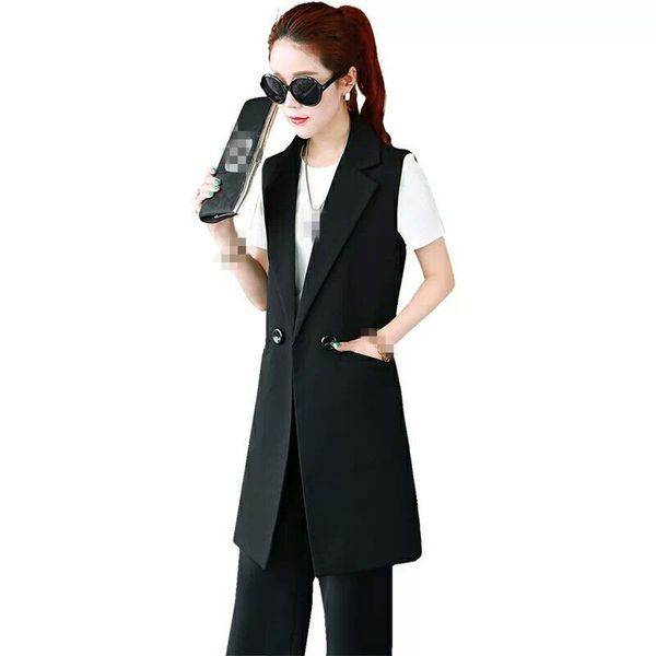 b2477 2019 spring and autumn fashion new women's sleeveless vest wholesale, Black;white
b2477 2019 spring and autumn fashion new women's sleeveless vest wholesale, Black;white