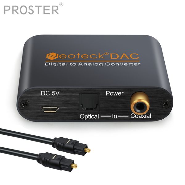 proster dac with toslink cable digital to analog analogue audio converter coax coaxial optical toslink rca r/l converter adpater
proster dac with toslink cable digital to analog analogue audio converter coax coaxial optical toslink rca r/l converter adpater