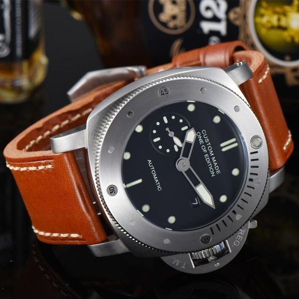 oumashi men's automatic mechanical watch multi-function calendar luminous waterproof 47mm nh433, Slivery;brown
oumashi men's automatic mechanical watch multi-function calendar luminous waterproof 47mm nh433, Slivery;brown