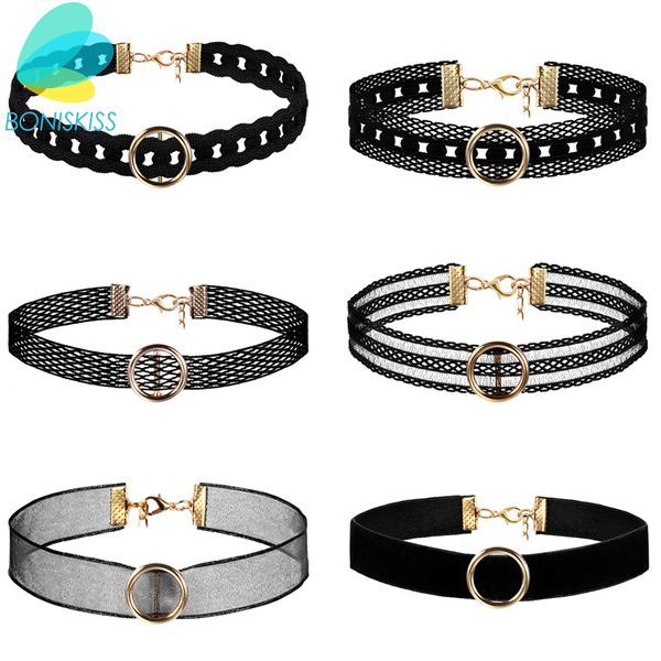 boniskiss 6pcs/set new gothic retro vintage lace round plate tattoo choker women handmade black velvet neck choker necklace, Silver
boniskiss 6pcs/set new gothic retro vintage lace round plate tattoo choker women handmade black velvet neck choker necklace, Silver