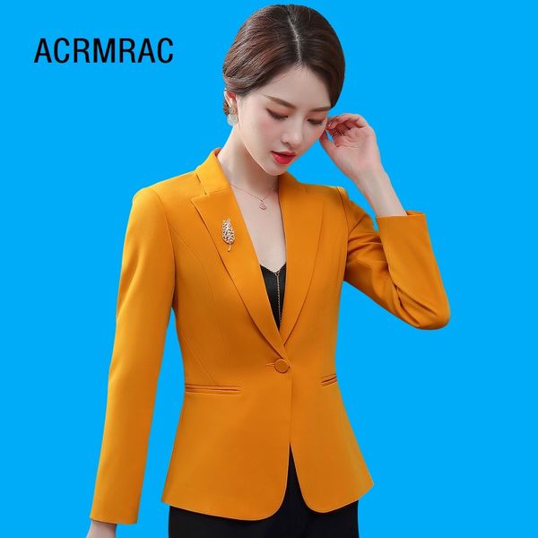 women jacket slim autumn solid color long sleeve blazers woman 373, White;black
women jacket slim autumn solid color long sleeve blazers woman 373, White;black