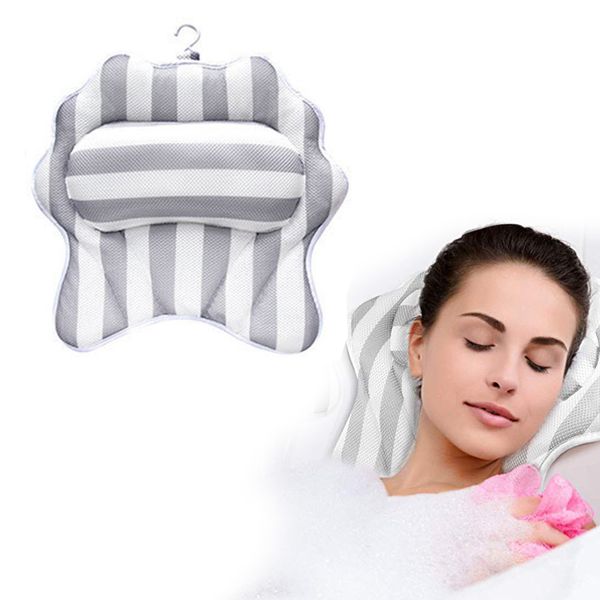 air mesh bathtub head rack bathtub pillow bath mat non-slip sucker comfortable headrest mildew-proof and quick-drying
air mesh bathtub head rack bathtub pillow bath mat non-slip sucker comfortable headrest mildew-proof and quick-drying