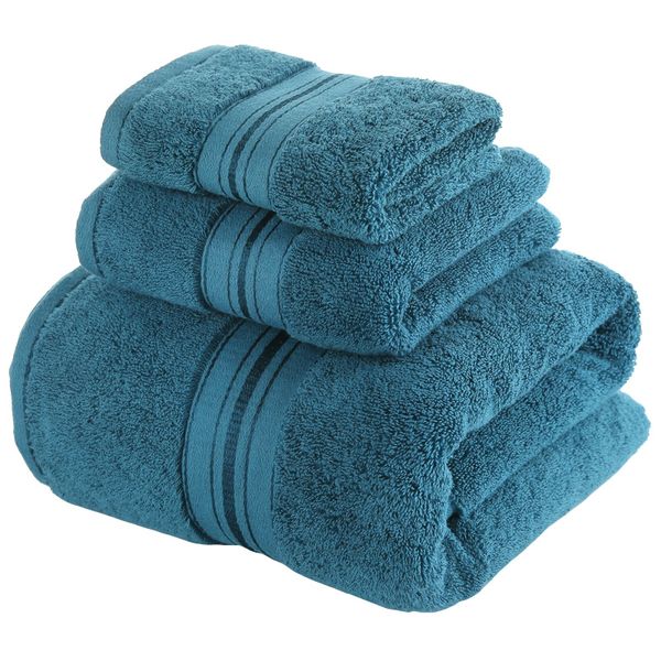 towel towel set three-piece household cotton soft absorbent large padded men and women wrapped towels
towel towel set three-piece household cotton soft absorbent large padded men and women wrapped towels