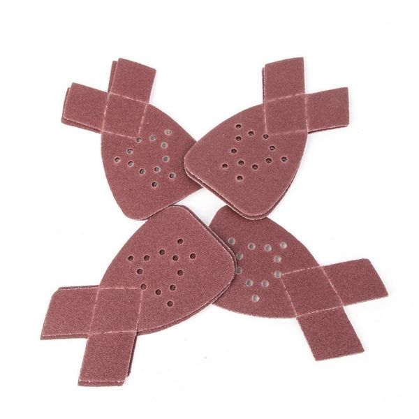 20pcs sanding sheets contains coarse, medium and fine sandpaper 
20pcs sanding sheets contains coarse, medium and fine sandpaper