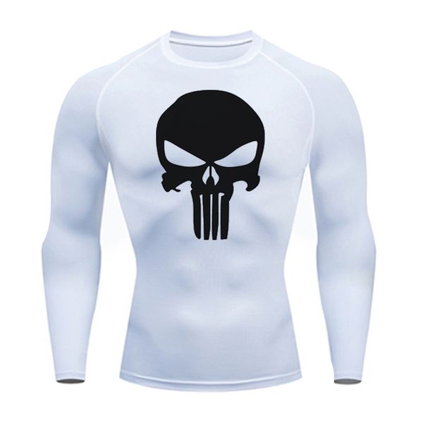 running t-shirt skull 3d compression tights tactical tees gym muscle shirt rashgarda long sleeves sport undershirt, Black;blue
running t-shirt skull 3d compression tights tactical tees gym muscle shirt rashgarda long sleeves sport undershirt, Black;blue