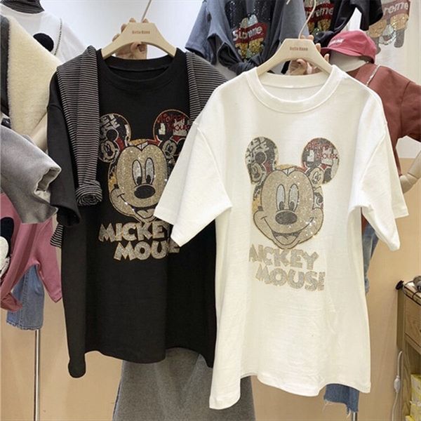 2020 heavy industry diamondt-shirt women's short sleeve loosemouse half sleeve clothes ins fashion diamond diamond, White
2020 heavy industry diamondt-shirt women's short sleeve loosemouse half sleeve clothes ins fashion diamond diamond, White