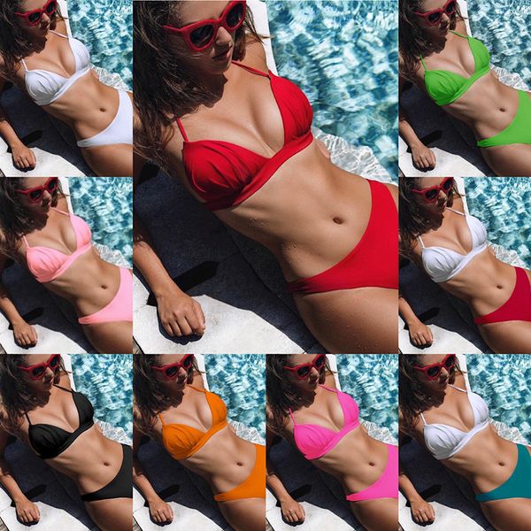 bikini 2019 swimsuit women swimwear bikini set push up swim suit splicing backless bandage swimwear women, White;black
bikini 2019 swimsuit women swimwear bikini set push up swim suit splicing backless bandage swimwear women, White;black
