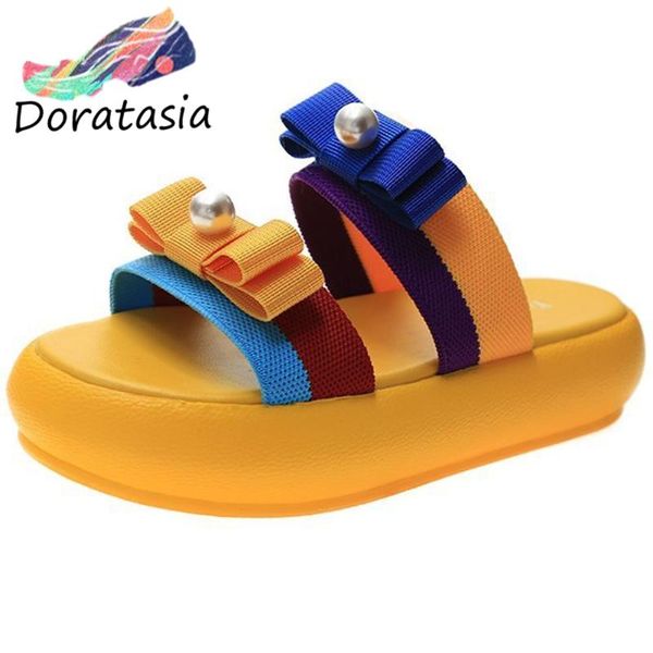 doratasia summer sweet platform shoes cute butterfly-knot slippers women new ins fashion bright mixed-color slides, Black
doratasia summer sweet platform shoes cute butterfly-knot slippers women new ins fashion bright mixed-color slides, Black