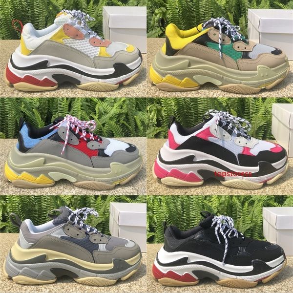 triple s platform sneakers for men women chaussures paris 17fw triple black cream yellow red casual shoes luxury shoes 36-45
triple s platform sneakers for men women chaussures paris 17fw triple black cream yellow red casual shoes luxury shoes 36-45