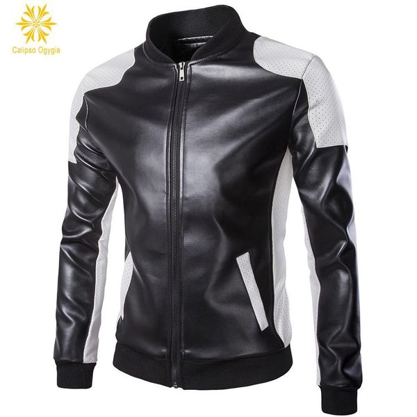 fashion stitching men's pu leather jacket slim fit biker motorcycle coat hole zipper outwear 4xl 5xl ing, Black;brown
fashion stitching men's pu leather jacket slim fit biker motorcycle coat hole zipper outwear 4xl 5xl ing, Black;brown