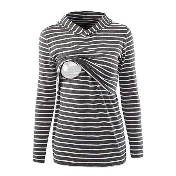umstandsmode hoodie long sleeves striped breastfeeding sweatshirt ropa de mujer pregnancy maternity clothes, White
umstandsmode hoodie long sleeves striped breastfeeding sweatshirt ropa de mujer pregnancy maternity clothes, White