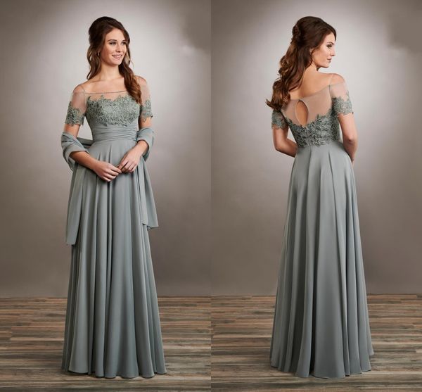modern sliver mother of the bride groom dresses plus size cold shoulder applique with shawl long with sleeve evening prom dress gown, Black;red
modern sliver mother of the bride groom dresses plus size cold shoulder applique with shawl long with sleeve evening prom dress gown, Black;red