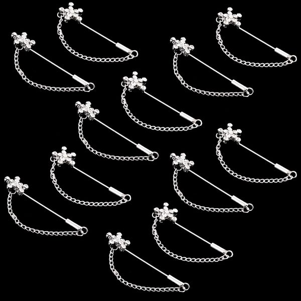 12 pieces 2'' clear white crystal rhinestone awarness bibbon sliver brooches pins, Gray
12 pieces 2'' clear white crystal rhinestone awarness bibbon sliver brooches pins, Gray