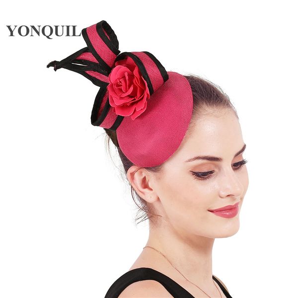 pink rose fascinator women wedding fashion hat headwear with bow decor headpiece gorgeous prom cocktail dress accessories
pink rose fascinator women wedding fashion hat headwear with bow decor headpiece gorgeous prom cocktail dress accessories