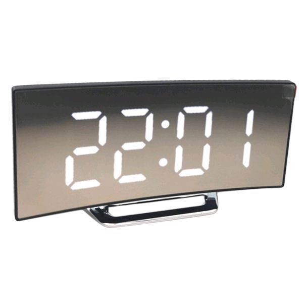 digital alarm clock, alarm clocks for bedrooms for charging, adjustable brightness dimmer and volume