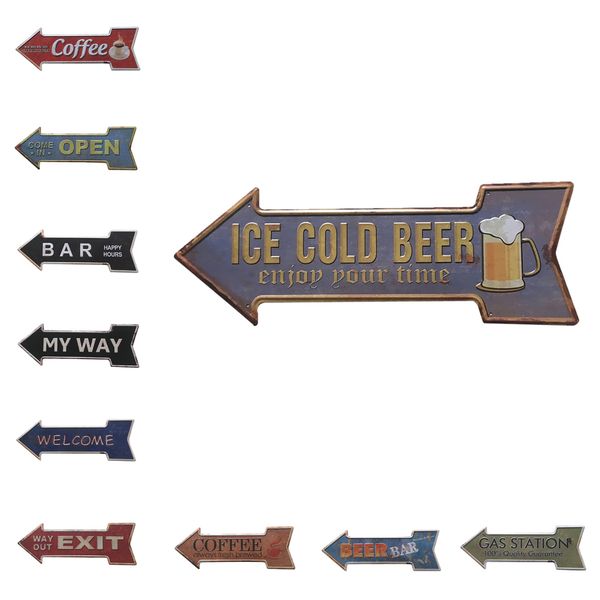 antique arrow shape hand painted cast iron metal pointing direction signboard plaques for bar pub cafe
antique arrow shape hand painted cast iron metal pointing direction signboard plaques for bar pub cafe