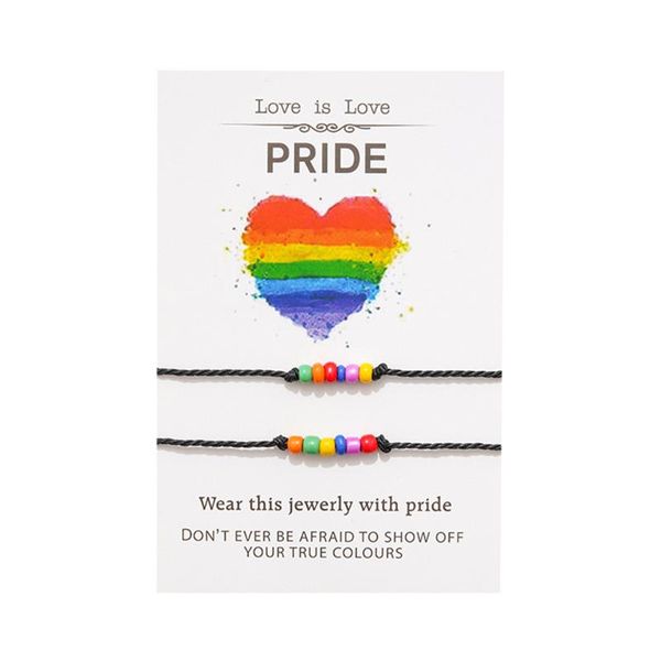 pride wish card bracelet multicolor geometric seed beads handmade weaving vegan wax rope bracelet lucky gift your true colours, Golden;silver
pride wish card bracelet multicolor geometric seed beads handmade weaving vegan wax rope bracelet lucky gift your true colours, Golden;silver