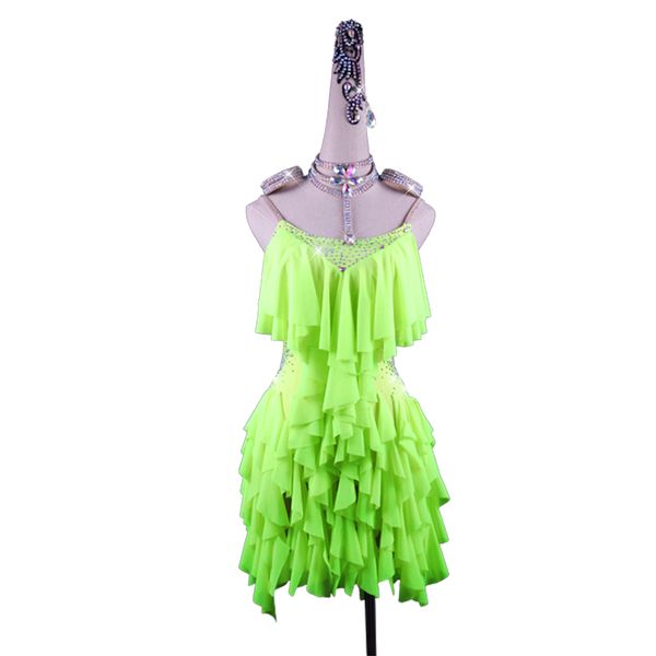 latin dance dress rhinestones fringe latin dance wear for women salsa rumba competition clothing kids dresses for girls, Black;red
latin dance dress rhinestones fringe latin dance wear for women salsa rumba competition clothing kids dresses for girls, Black;red
