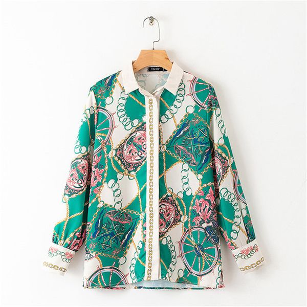 luxury womens designer spring shirts fashion long sleeve irregular printed shirts casual single breasted womens, White
luxury womens designer spring shirts fashion long sleeve irregular printed shirts casual single breasted womens, White