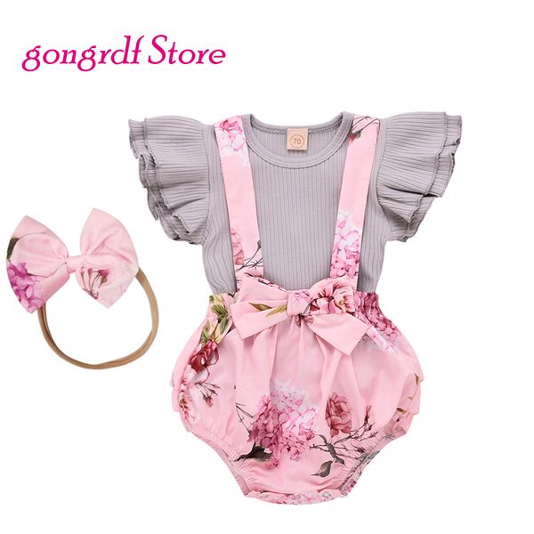 new toddler infant baby girl sleeveless ruffle overall floral short clothes set clothing roupa menina newborn clothes, White
new toddler infant baby girl sleeveless ruffle overall floral short clothes set clothing roupa menina newborn clothes, White
