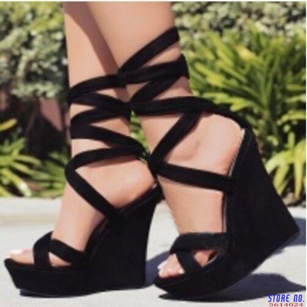 кросс-ремень lace-up open toe платформы клинья женщин сандалии super high гладиатор женская обувь твердая узкополосный лето сандалии, Black
кросс-ремень lace-up open toe платформы клинья женщин сандалии super high гладиатор женская обувь твердая узкополосный лето сандалии, Black