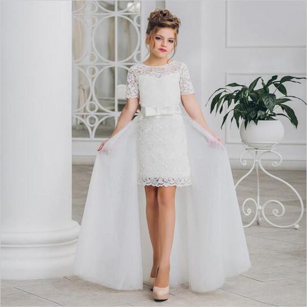 new arrival 2020 white flower girls' dresses with detachable skirt birthday girl lace gowns o-neck children party dress
new arrival 2020 white flower girls' dresses with detachable skirt birthday girl lace gowns o-neck children party dress