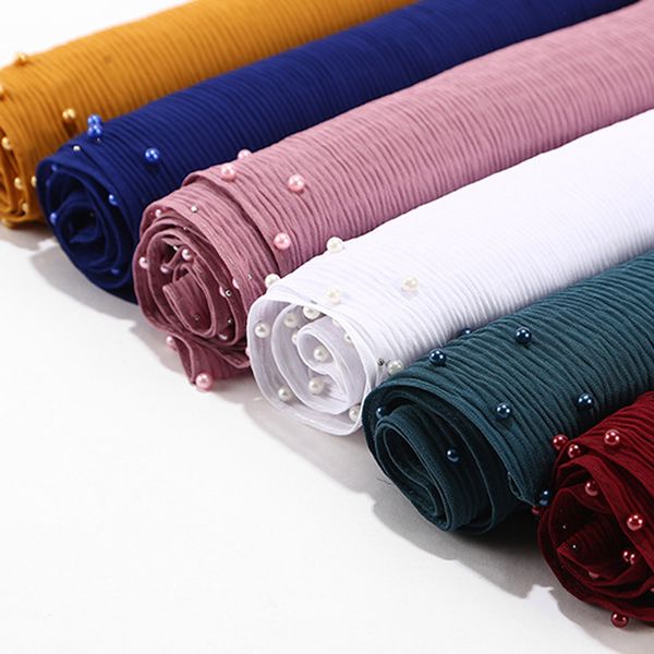 10pcs/lot muslim long scarf shawl pearl chiffon shawl warp islam pleated hijab scarf 180x85cm wholesale
10pcs/lot muslim long scarf shawl pearl chiffon shawl warp islam pleated hijab scarf 180x85cm wholesale