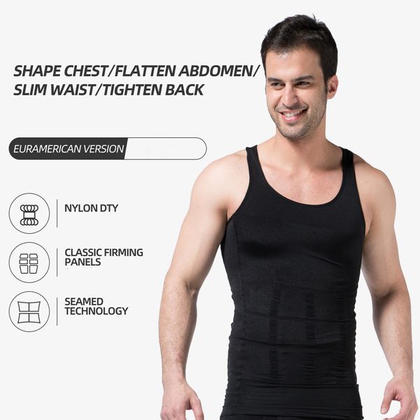 men's bodybuilding tank abdominal muscle vest corset abdomen function body body shaper waist support chest vest utility belt, Black;gray
men's bodybuilding tank abdominal muscle vest corset abdomen function body body shaper waist support chest vest utility belt, Black;gray
