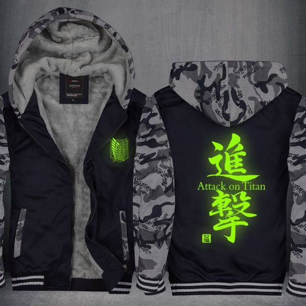 attack on titan thick hooded hoodie jacket zipper coat sportswear sweatshirt streetwear tracksuit cosplay costume, Black
attack on titan thick hooded hoodie jacket zipper coat sportswear sweatshirt streetwear tracksuit cosplay costume, Black