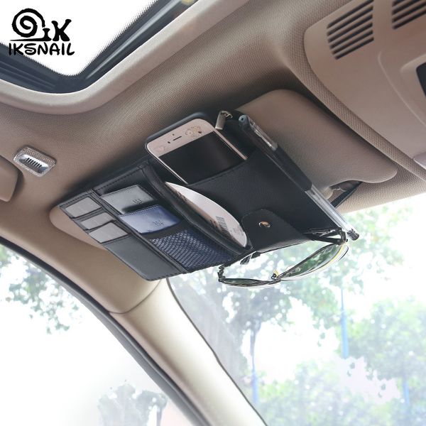 iksnail auto car accessories sunglasses clip car storage bag multifunctional sun visor bill business card holder storage box
iksnail auto car accessories sunglasses clip car storage bag multifunctional sun visor bill business card holder storage box