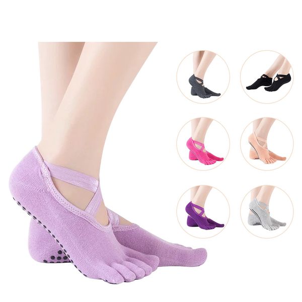 backless five-toed yoga socks for women and non slip floor socks toeless half toe for ballet dance sport, Black
backless five-toed yoga socks for women and non slip floor socks toeless half toe for ballet dance sport, Black