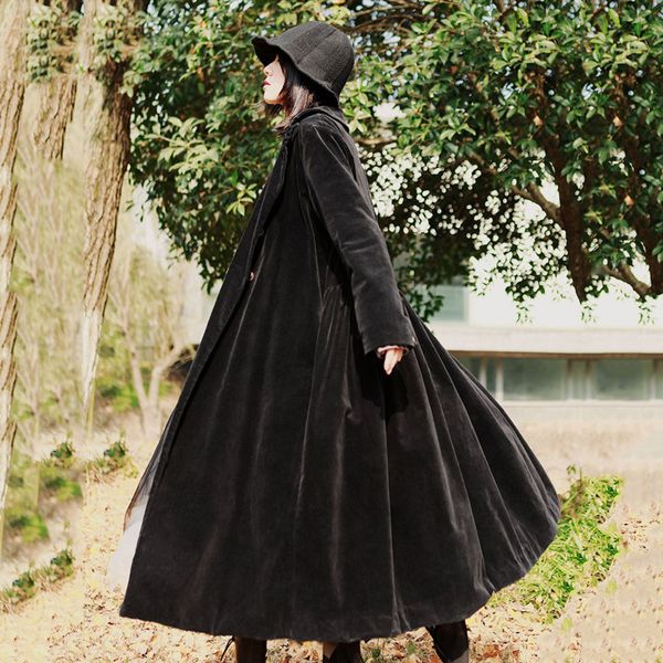 korea solid color single button long velvet coat women vintage thicken straight office lady slim coat 2020 new spring pd202, Black
korea solid color single button long velvet coat women vintage thicken straight office lady slim coat 2020 new spring pd202, Black
