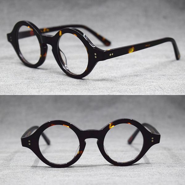 hand made vintage small 38mm round eyeglass frames acetate optic myopia rx able glasses, Black
hand made vintage small 38mm round eyeglass frames acetate optic myopia rx able glasses, Black