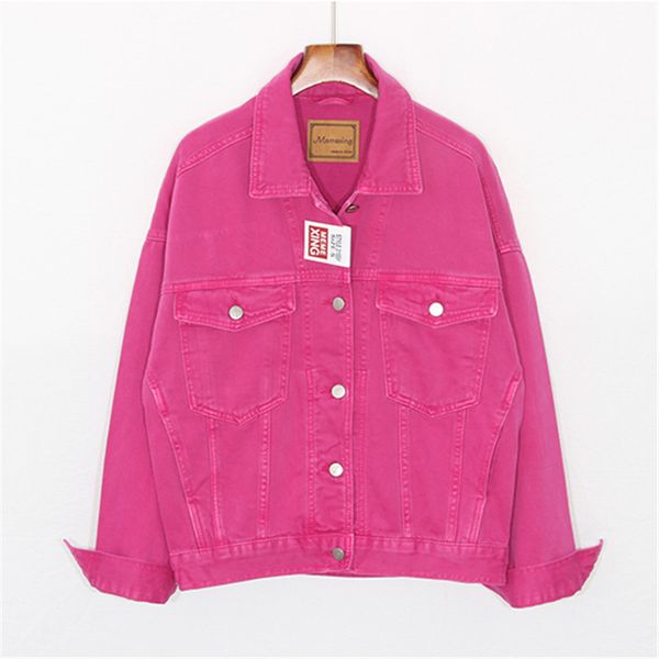 women's jackets bright colors women casual denim autumn fashion solid color short jeans jacket lapel long sleeve coat streetwear, Black;brown
women's jackets bright colors women casual denim autumn fashion solid color short jeans jacket lapel long sleeve coat streetwear, Black;brown